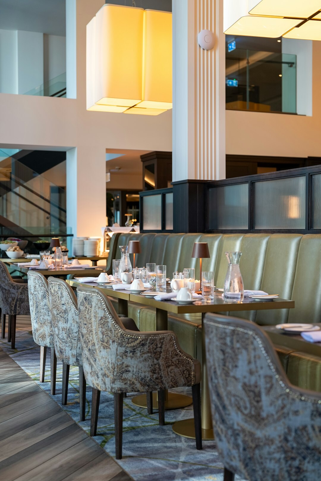 couple in elegant restaurant