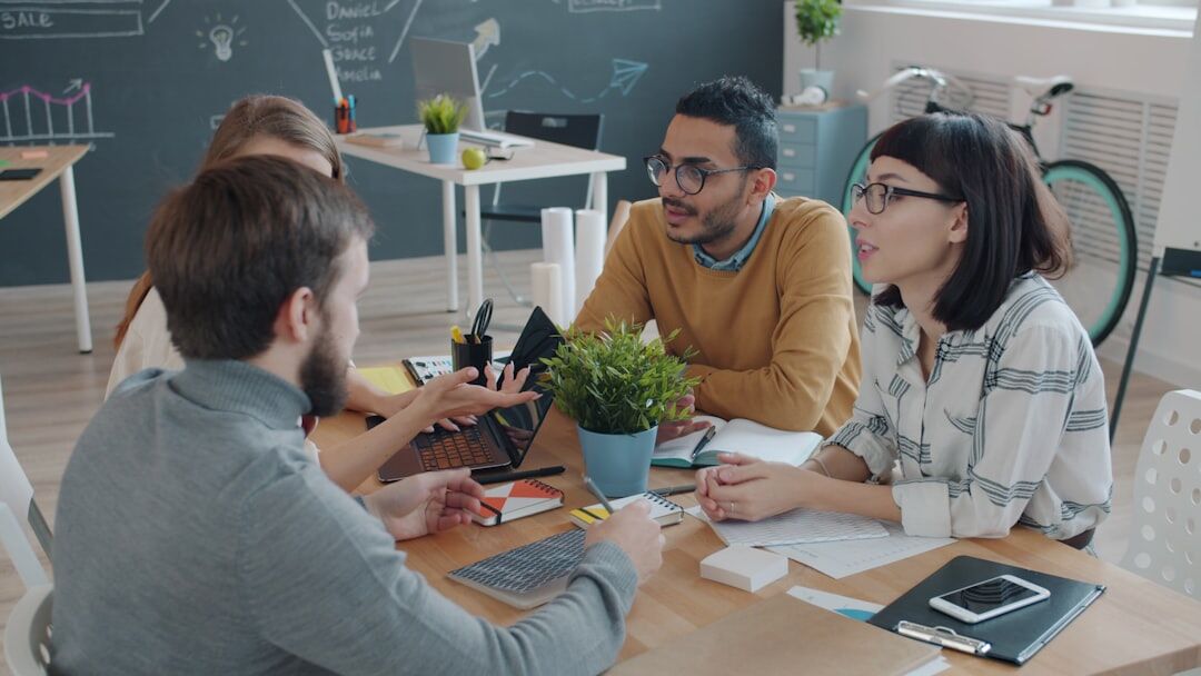 secret meeting in office